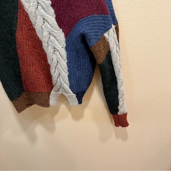 Isabel Marant Etoile Fall Colorblock Alpaca Wool Sweater Medium - Picture 12 of 16